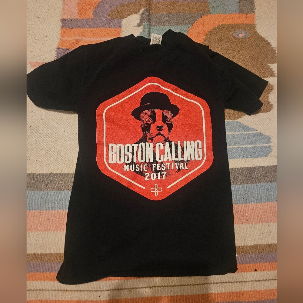 Boston Calling Music Festival 2017 S Size Black Short Sleeve T-Shirt